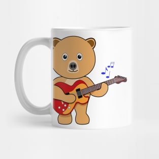 Bear and the Guitar Mug